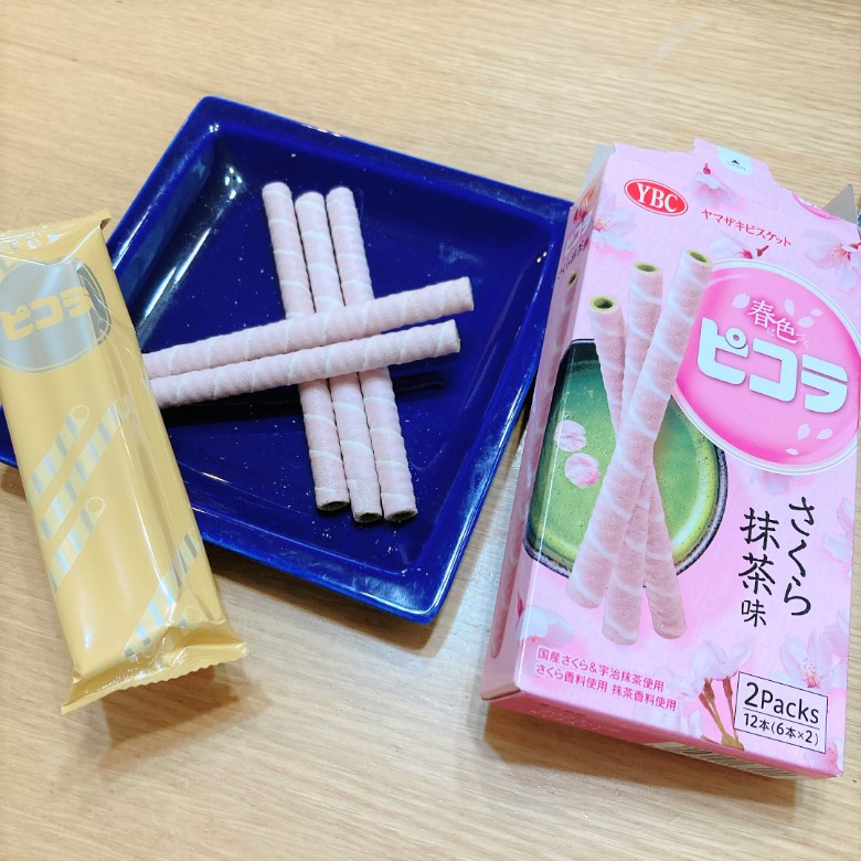 ピコラさくら抹茶　開封